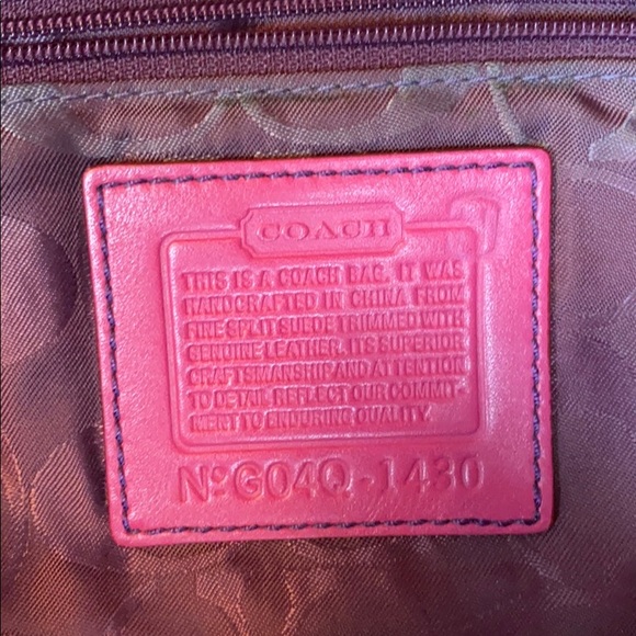 Coach pink suede bag - Picture 13 of 15